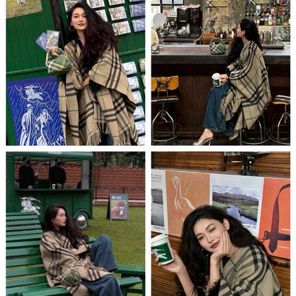 BURBERRY 25S PLAID KNITTED SCARF 153