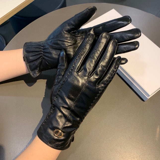 TOUCHSCREEN GLOVES IN BLACK SHEEPSKIN 458585