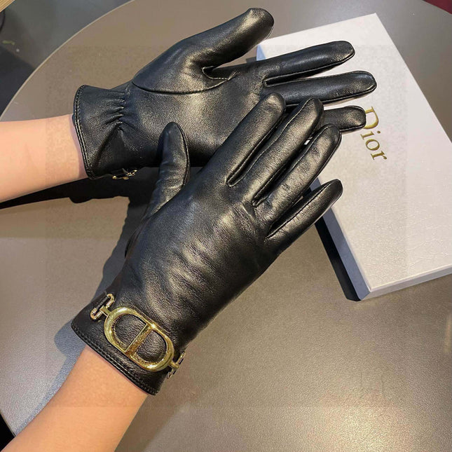 TOUCHSCREEN GLOVES IN BLACK LAMBSKIN 462261