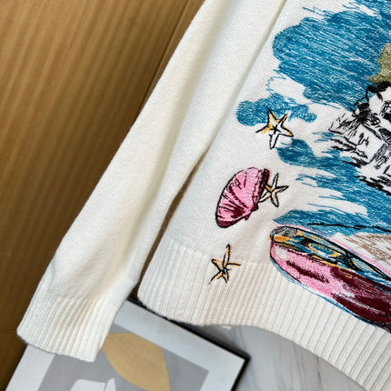 DIOR 25S LONG-SLEEVE CREW NECK T-SHIRT STYLE 199