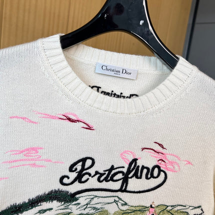 DIOR 25S LONG-SLEEVE CREW NECK T-SHIRT STYLE 199