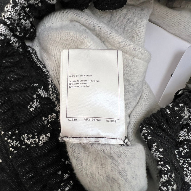 CHANEL 25S PRINTED WIDE-LEG PANTS 620489