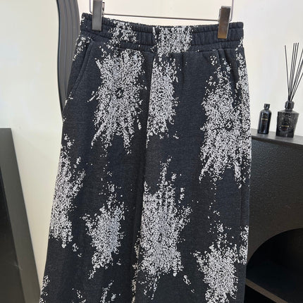 CHANEL 25S PRINTED WIDE-LEG PANTS 620489