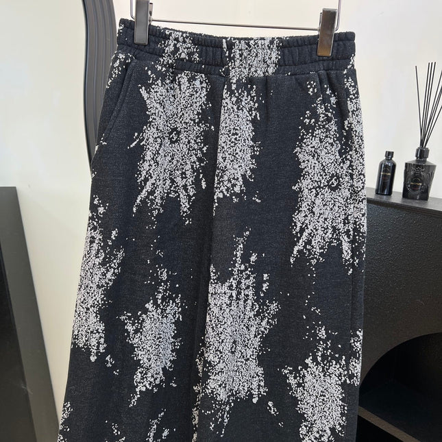 CHANEL 25S PRINTED WIDE-LEG PANTS 620489