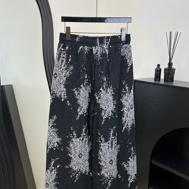 CHANEL 25S PRINTED WIDE-LEG PANTS 620489