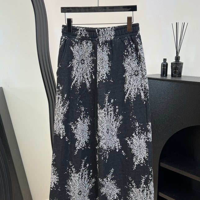 CHANEL 25S PRINTED WIDE-LEG PANTS 620489