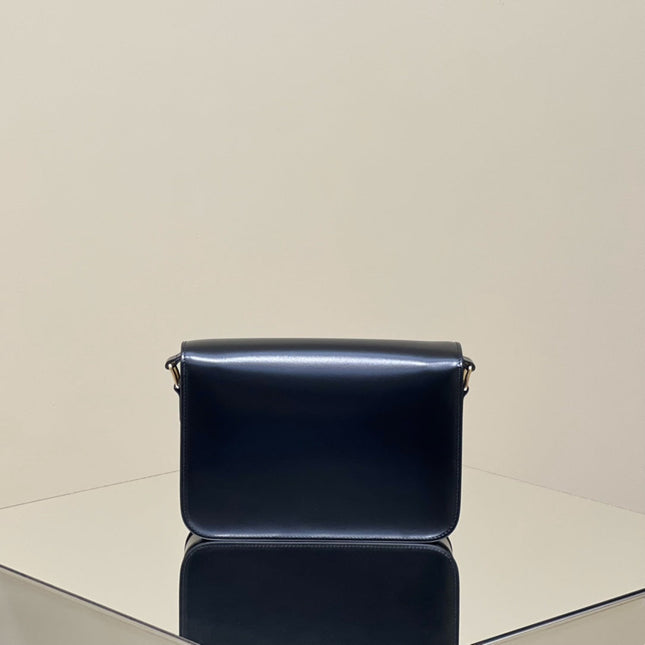 MINI CLAUDE 22 SHINY CALFSKIN BLACK