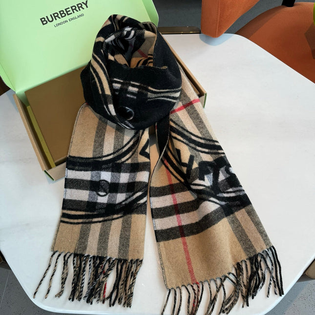 BURBERRY 25S SCARF 180 CM IN CASHMERE 938323