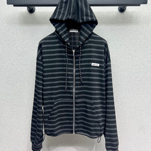 MIUMIU JACKET AND WIDE-LEG PANTS SET STYLE 13