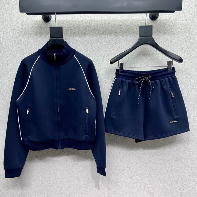 MIUMIU JACKET AND SHORTS SET STYLE 16