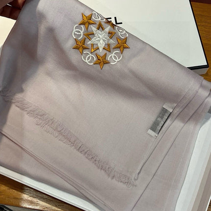 SCARF 200 CM IN OYSTER TAN CASHMERE 394615