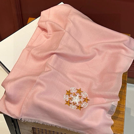 SCARF 200 CM IN BLUSH PINK CASHMERE 394617