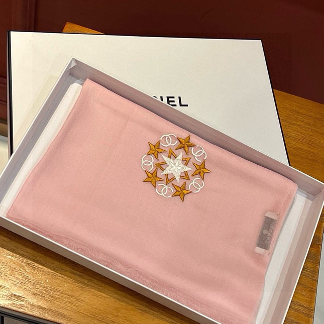 SCARF 200 CM IN BLUSH PINK CASHMERE 394617