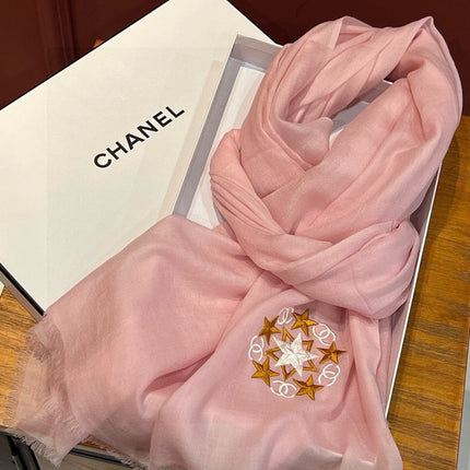 SCARF 200 CM IN BLUSH PINK CASHMERE 394617