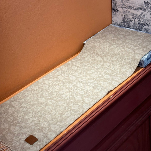 SCARF 180 CM IN ECRU TAN MONOGRAM CASHMERE 394644