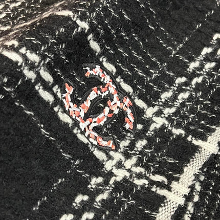 SCARF 200 CM IN BLACK CASHMERE 402147