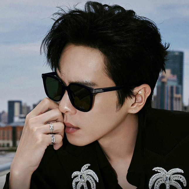 SQUARE FRAME SUNGLASSES G07711 IN ACETATE