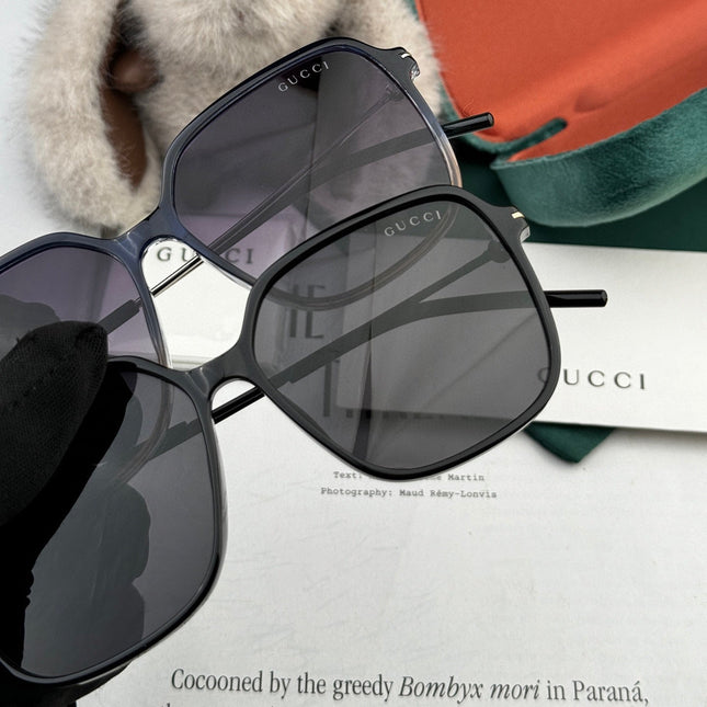 SQUARE FRAME SUNGLASSES G9747 IN ACETATE AND METAL