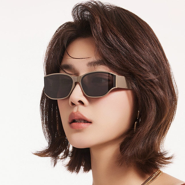 GEOMETRIC FRAME SUNGLASSES G0317 IN ACETATE