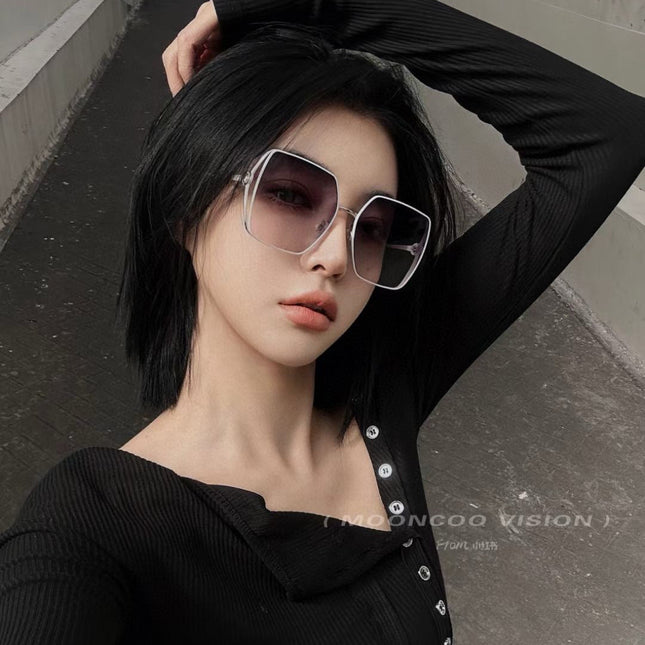 SQUARE FRAME SUNGLASSES G9638 IN METAL