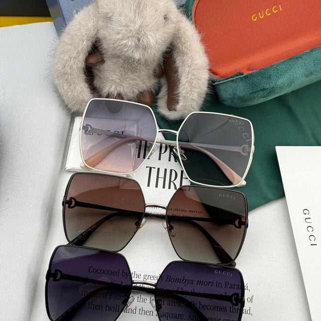 SQUARE FRAME SUNGLASSES G9638 IN METAL