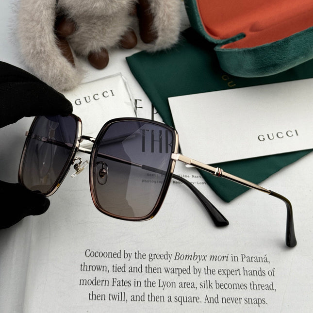 SQUARE FRAME SUNGLASSES G1640 IN METAL