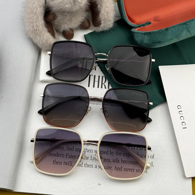 SQUARE FRAME SUNGLASSES G1640 IN METAL