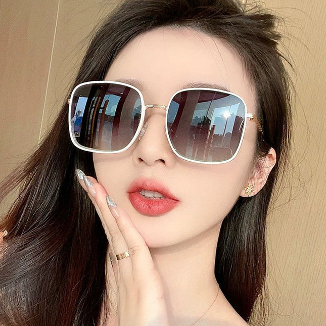 SQUARE FRAME SUNGLASSES G1640 IN METAL