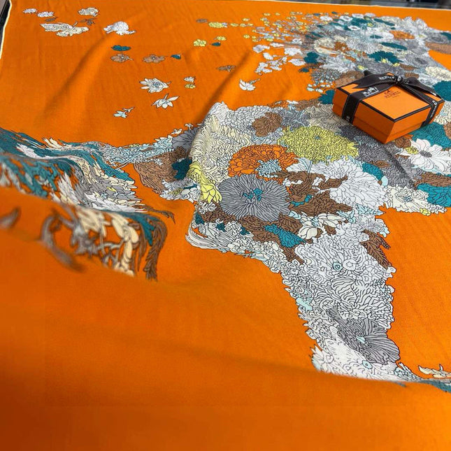 HERMES 25S SCARF 140 IN SILK 724764