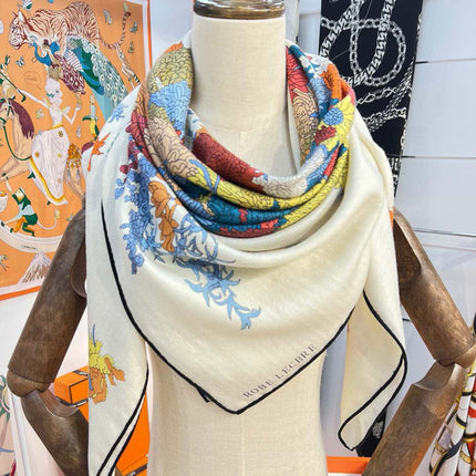 HERMES 25S SCARF 140 IN SILK 724766