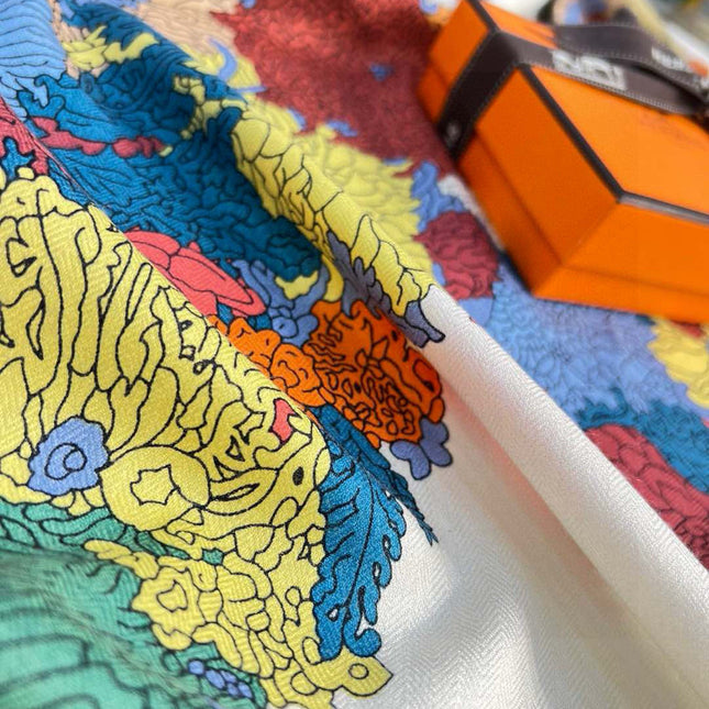 HERMES 25S SCARF 140 IN SILK 724766