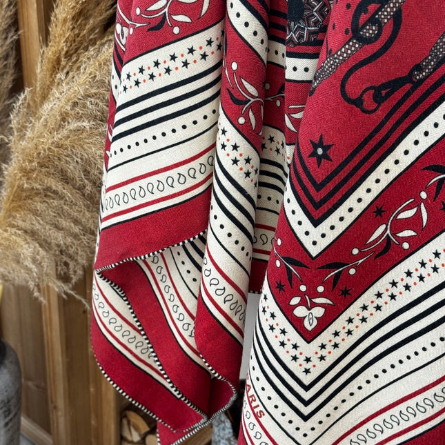 HERMES 25S SCARF 140 IN CASHMERE SILK 727317