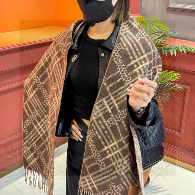 BBR SCARF 168 CM IN CASHMERE 730563