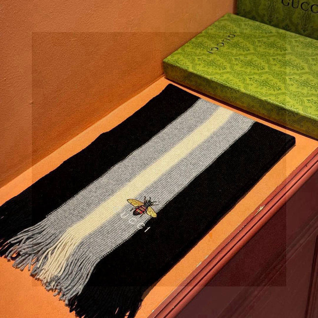 GUCCI 25S SCARF 180 IN CASHMERE 730564