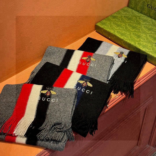 GUCCI 25S SCARF 180 IN CASHMERE 730564