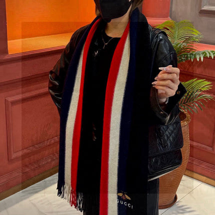 GUCCI 25S SCARF 180 IN CASHMERE 730566