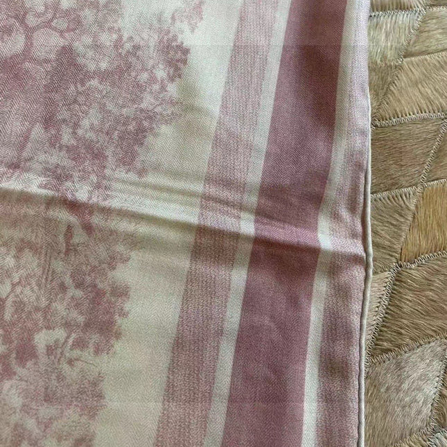 DIOR SCARF 110 CM IN COTTON-SILK FABRIC 730607