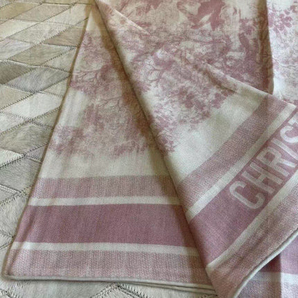 DIOR SCARF 110 CM IN COTTON-SILK FABRIC 730607