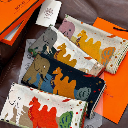 HERMES 25S SCARF 140 IN SILK 733913