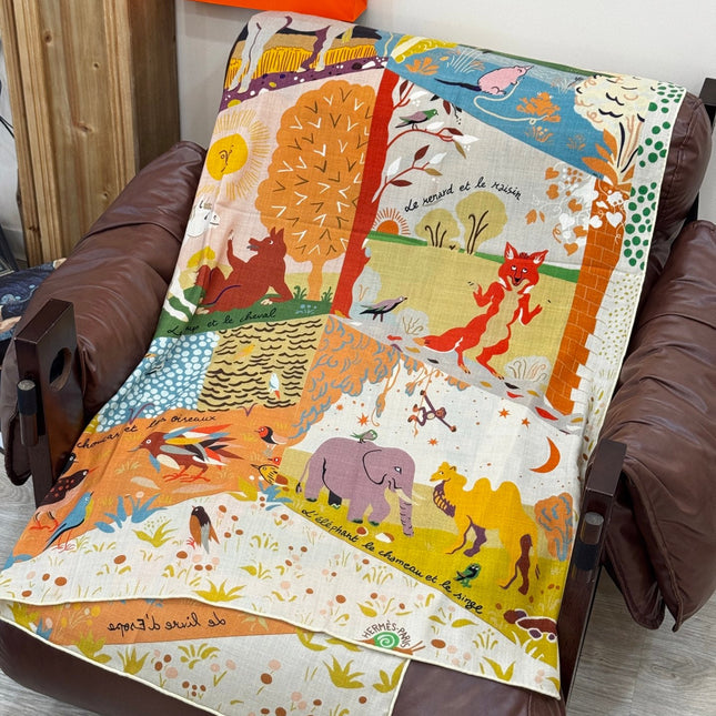 HERMES 25S SCARF 140 IN SILK 733913