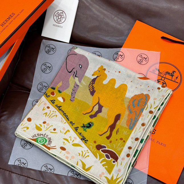 HERMES 25S SCARF 140 IN SILK 733913