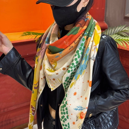 HERMES 25S SCARF 140 IN SILK 733913