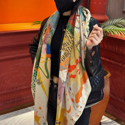 HERMES 25S SCARF 140 IN SILK 733913