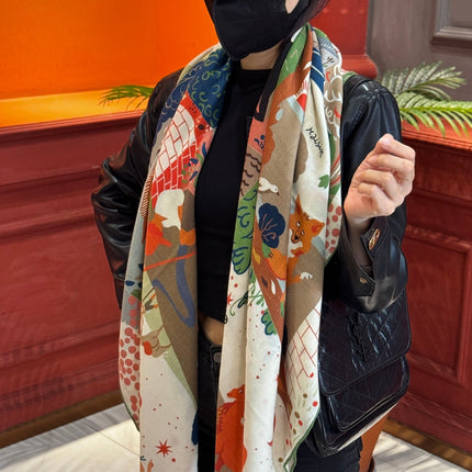 HERMES 25S SCARF 140 IN SILK 733914