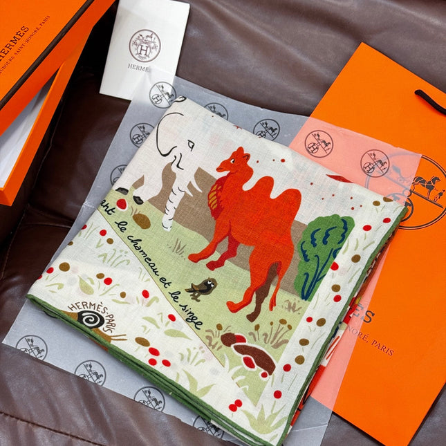 HERMES 25S SCARF 140 IN SILK 733914