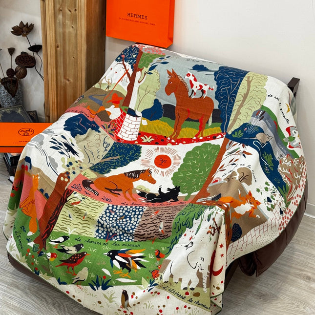 HERMES 25S SCARF 140 IN SILK 733914