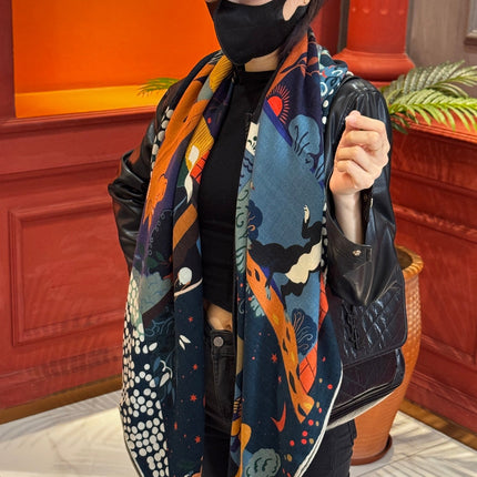 HERMES 25S SCARF 140 IN SILK 733916