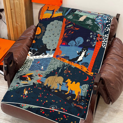 HERMES 25S SCARF 140 IN SILK 733916