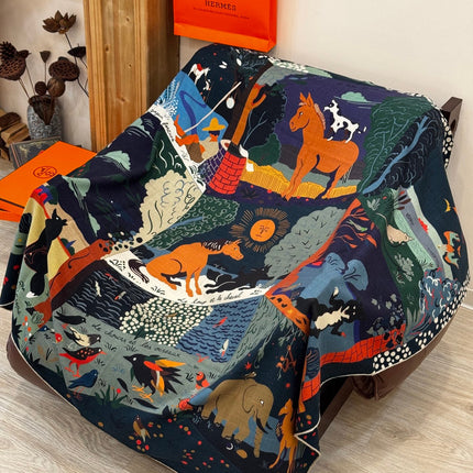 HERMES 25S SCARF 140 IN SILK 733916