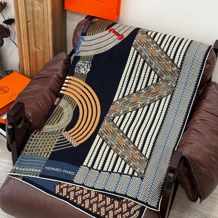 HERMES 25S SCARF 140 IN SILK TWILL 733917